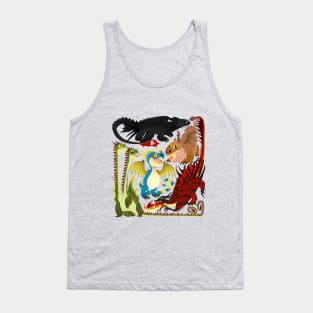 HTTYD- Toothless and the Dragon Gang Tank Top